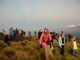 
Annapurna Circuit - Poon Hill Waiting For Sunrise With A Full Moon
